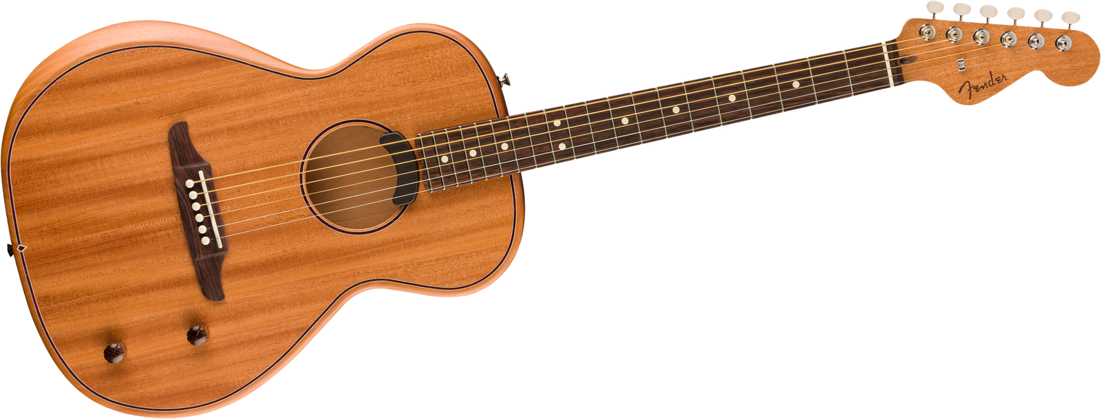 Akustikgitarre  Fender Highway Parlor MAH RW mit Tonabnehmer