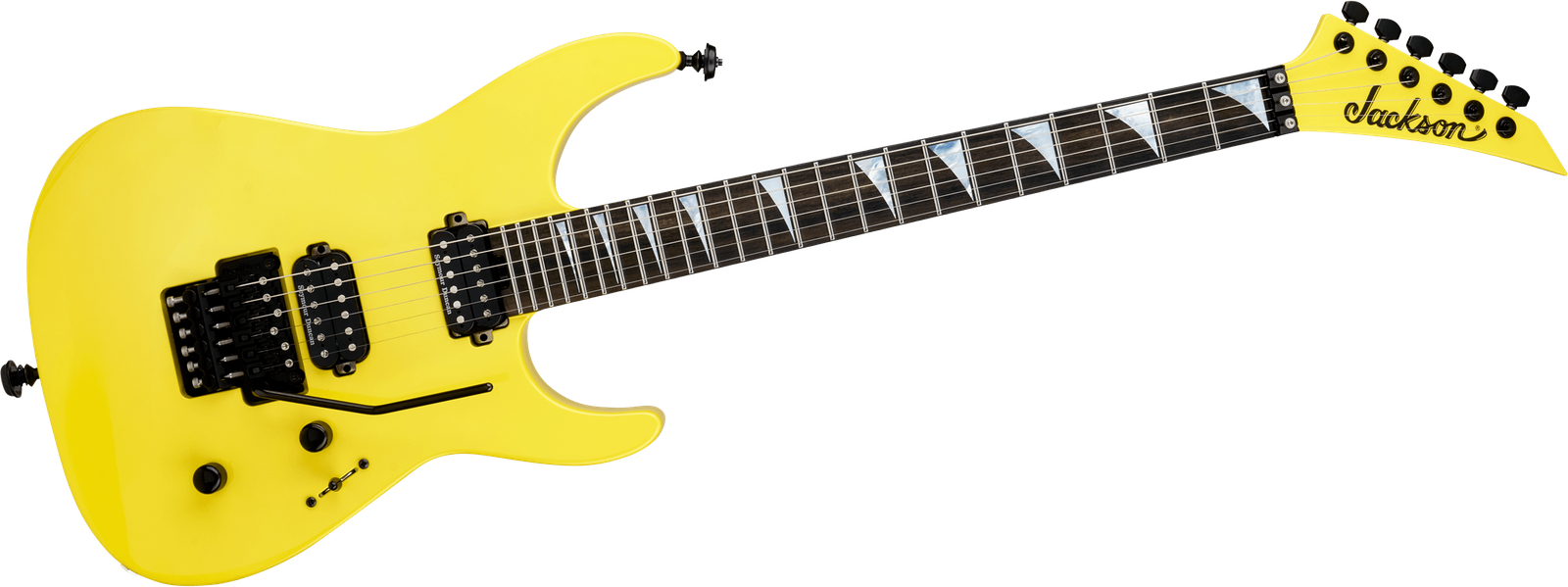 Jackson American SRS Soloist SL2 FR Lemon Ice E-Gitarre Frontalansicht