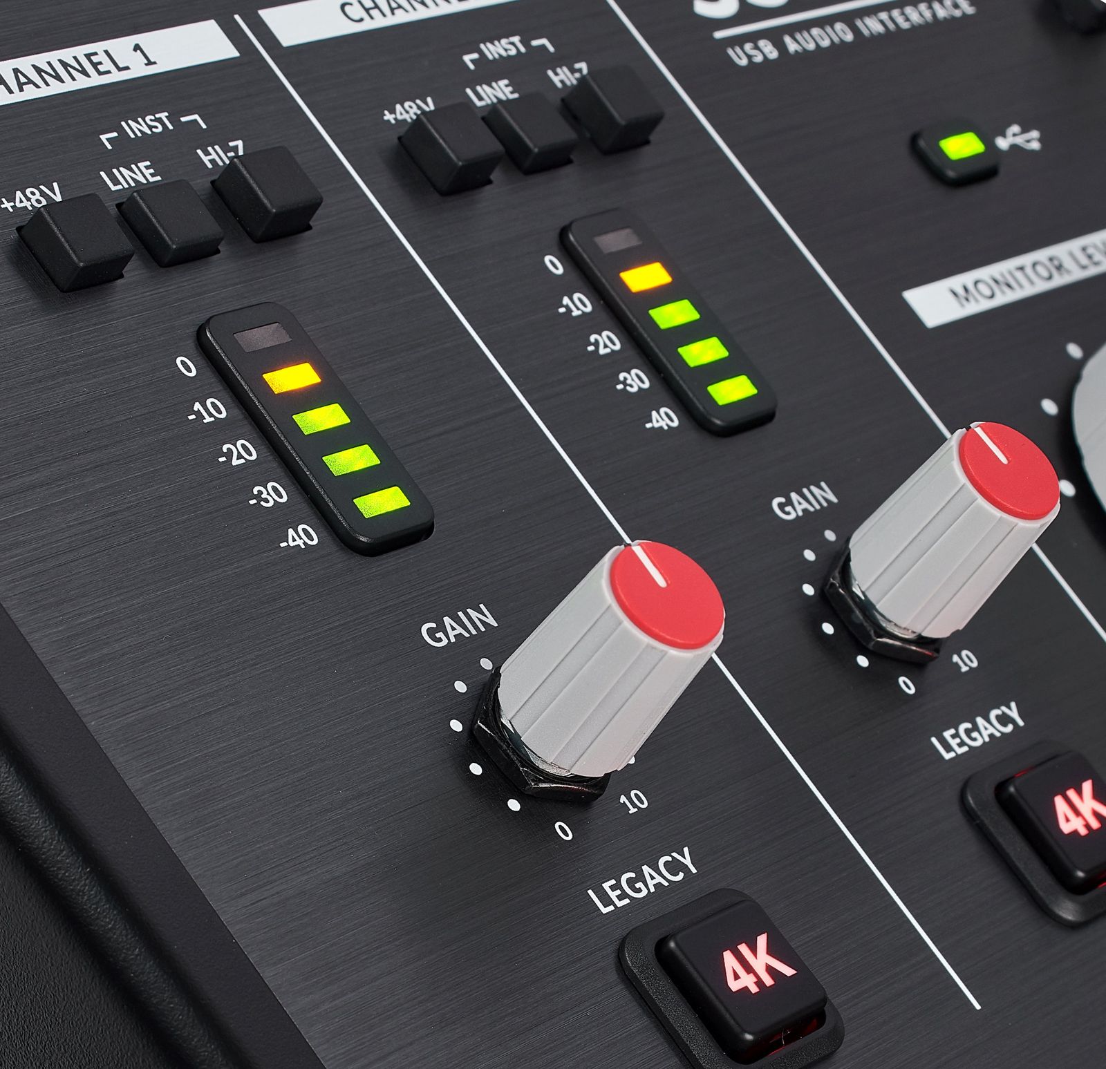 Detailansicht es SSL 2+ 2x4 USB-C Audiointerface