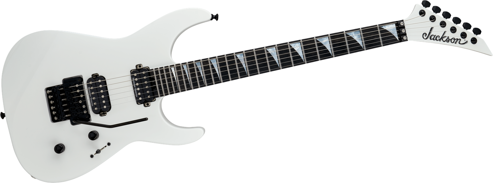 Jackson American SRS Soloist SL2 FR Snow White E-Gitarre Frontalansicht