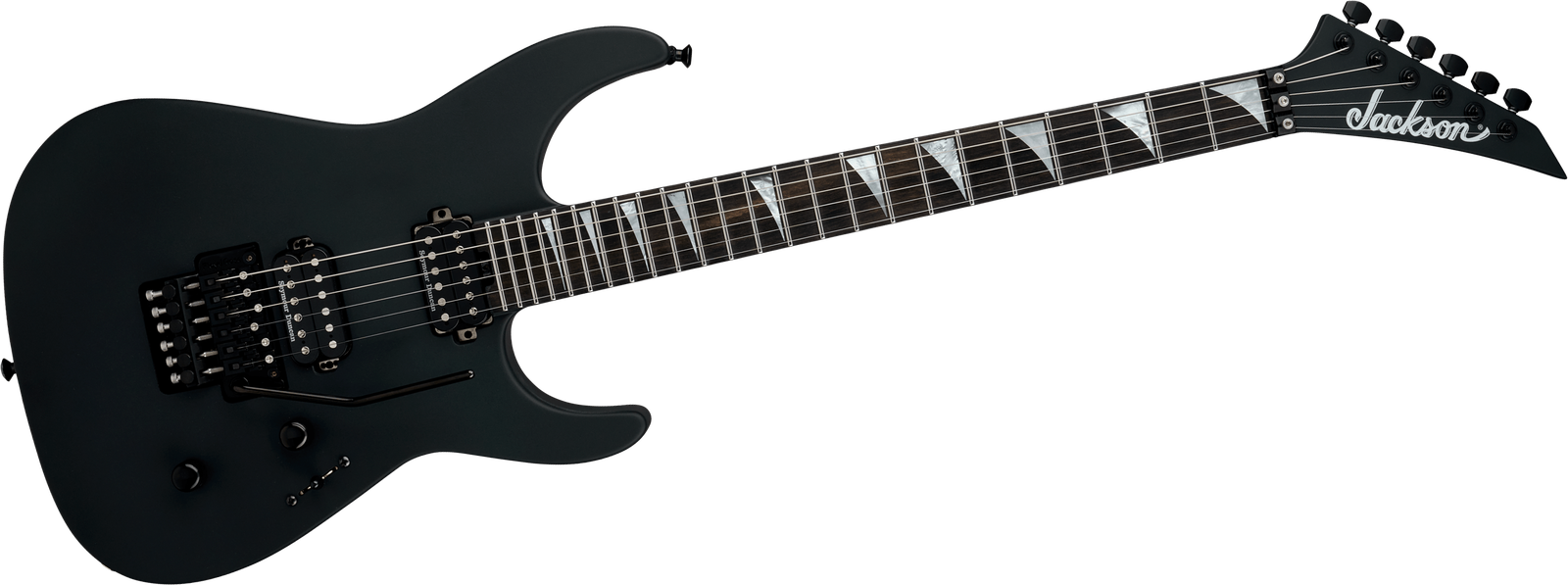 Jackson American SRS Soloist SL2 FR Satin Black E-Gitarre Frontalansicht