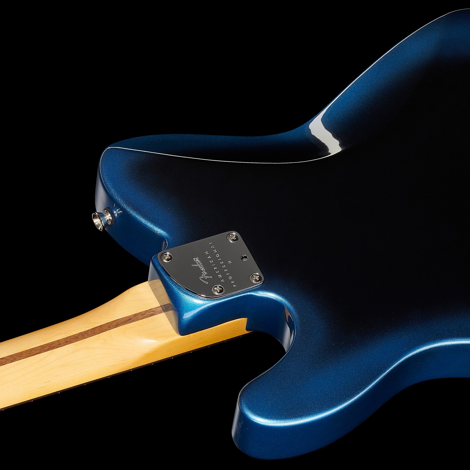 Halsübergang der Fender AM Pro II Tele DLX DK NIT E-Gitarre