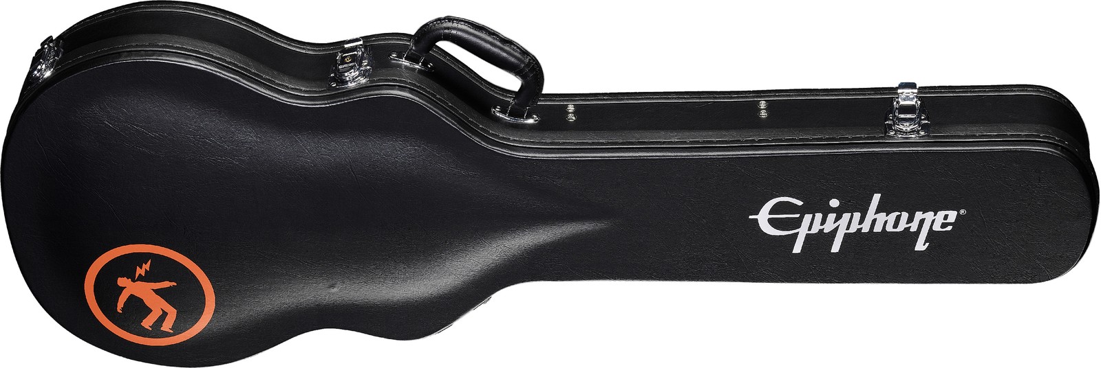 Schwarzer Epiphone-Koffer mit Green Day Logo