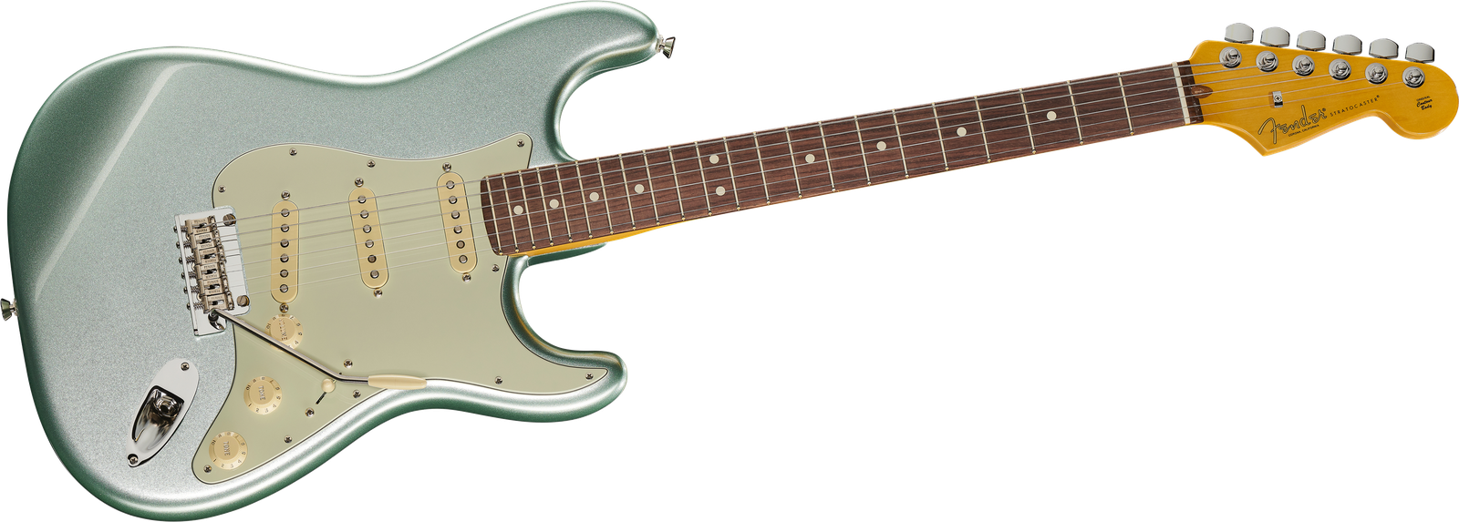 Fender AM Pro II Strat MYST SFG E-Gitarre