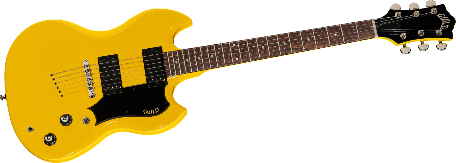  Guild Polara Voltage Yellow Frontalansicht