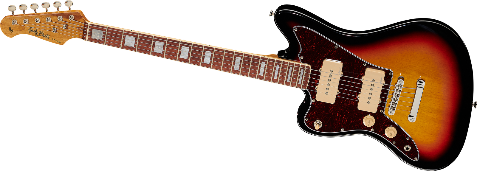 Harley Benton JA-60LH SB Vintage Series Linkshänder E-Gitarre in Sunburst