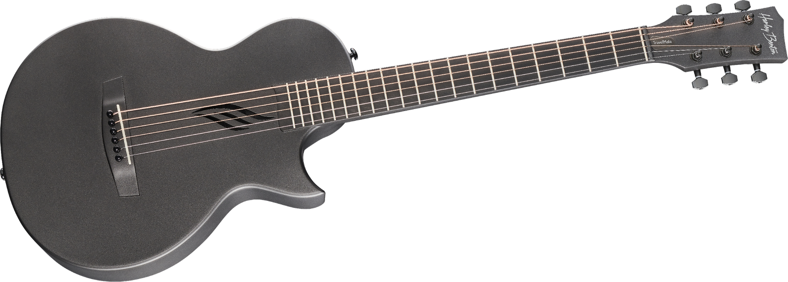 Kleine Akustikgitarre Harley Benton TravelMate Frontalansicht