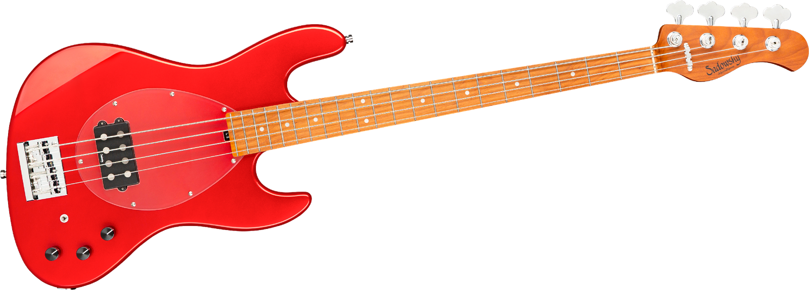Sadowsky MetroExpress 21 Vintage M4 Maple Red, electric bass guitar