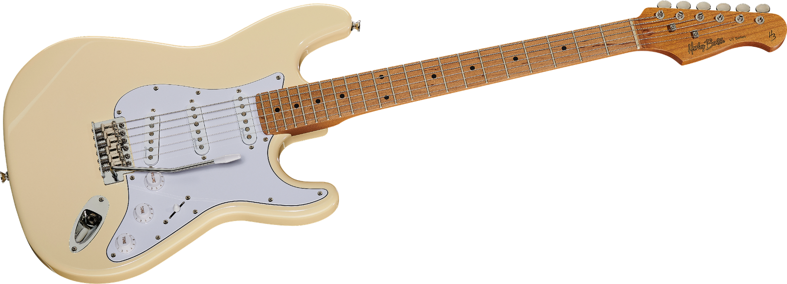 Frontansicht der E-Gitarre Harley Benton ST-62 MN VW Vintage Series