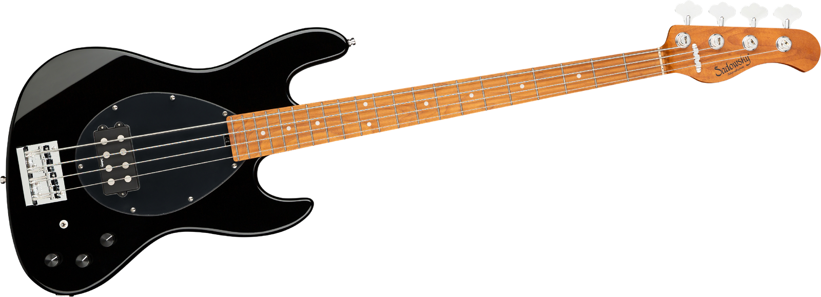 Frontalansicht des Sadowsky MetroExp21 Vint M4 RM BK