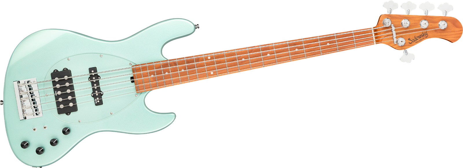 Sadowsky MetroExpress 21 Vintage M5 Maple Green, five-string electric bass