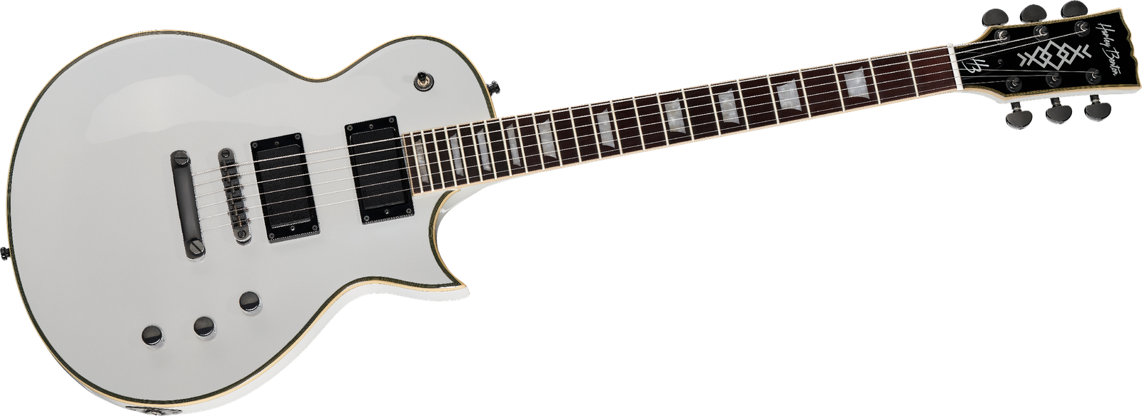 Harley Benton SC-Custom III Active WH Komplettansicht