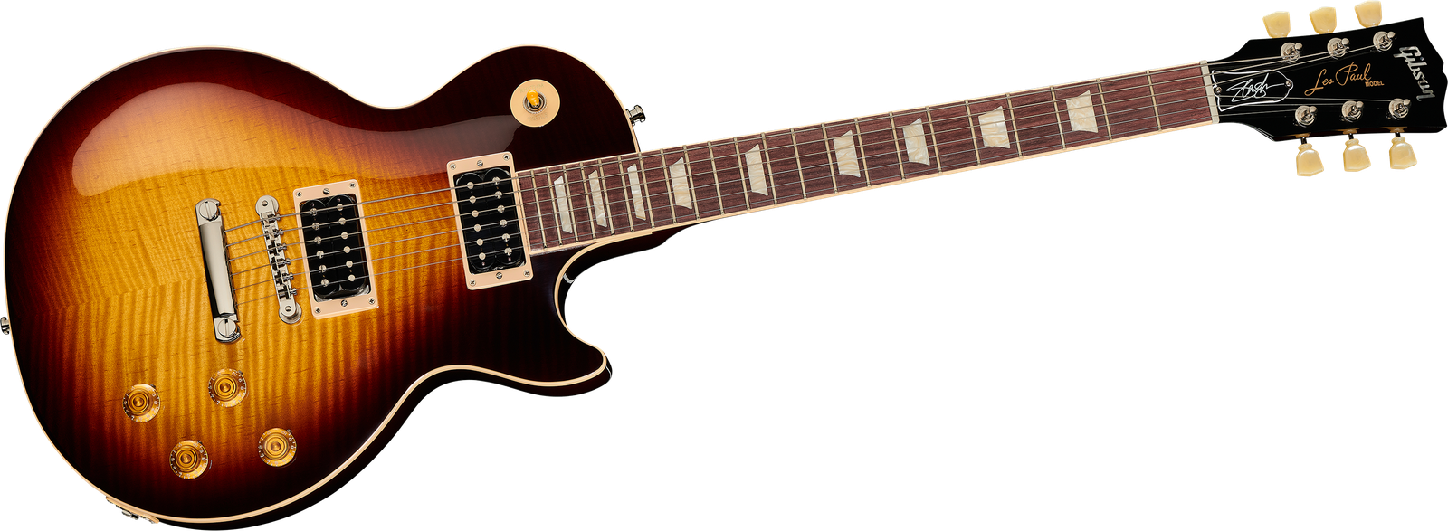 Frontansicht E-Gitarre Gibson Les Paul Slash Standard November Burst