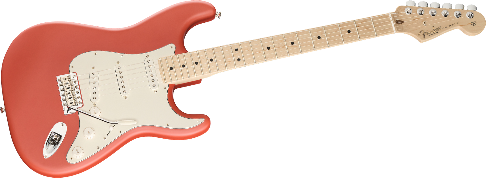 Frontansicht Fender Exclusive Am Strat MN STN FRD E-Gitarre