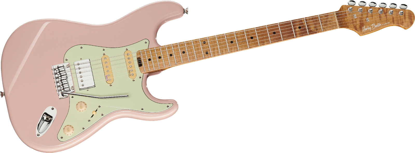 E-Gitarre Harley Benton ST-Modern Plus MN HSS SP Frontansicht