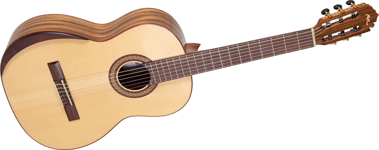 Frontansicht der Konzertgitarre Manuel Rodriguez Academia 40 Spruce Zebrane