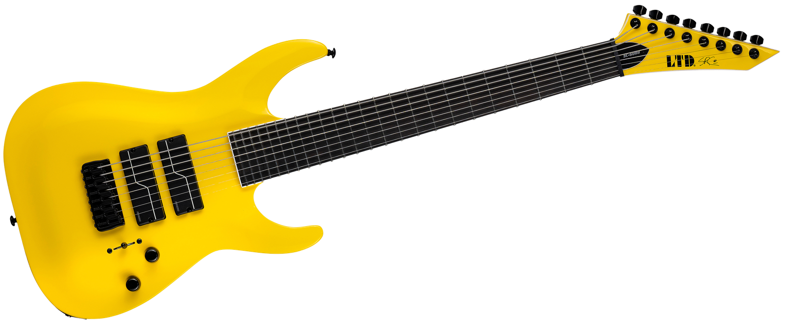 ESP LTD SC-608 Baritone YEL E-Gitarre