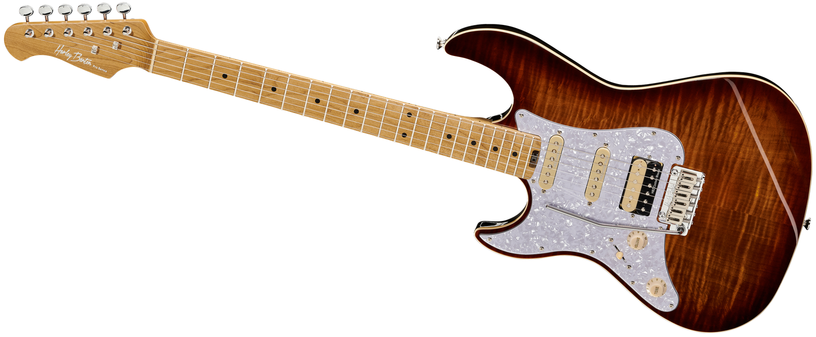Harley Benton ST-Modern MN HSS LH FBB E-Gitarre