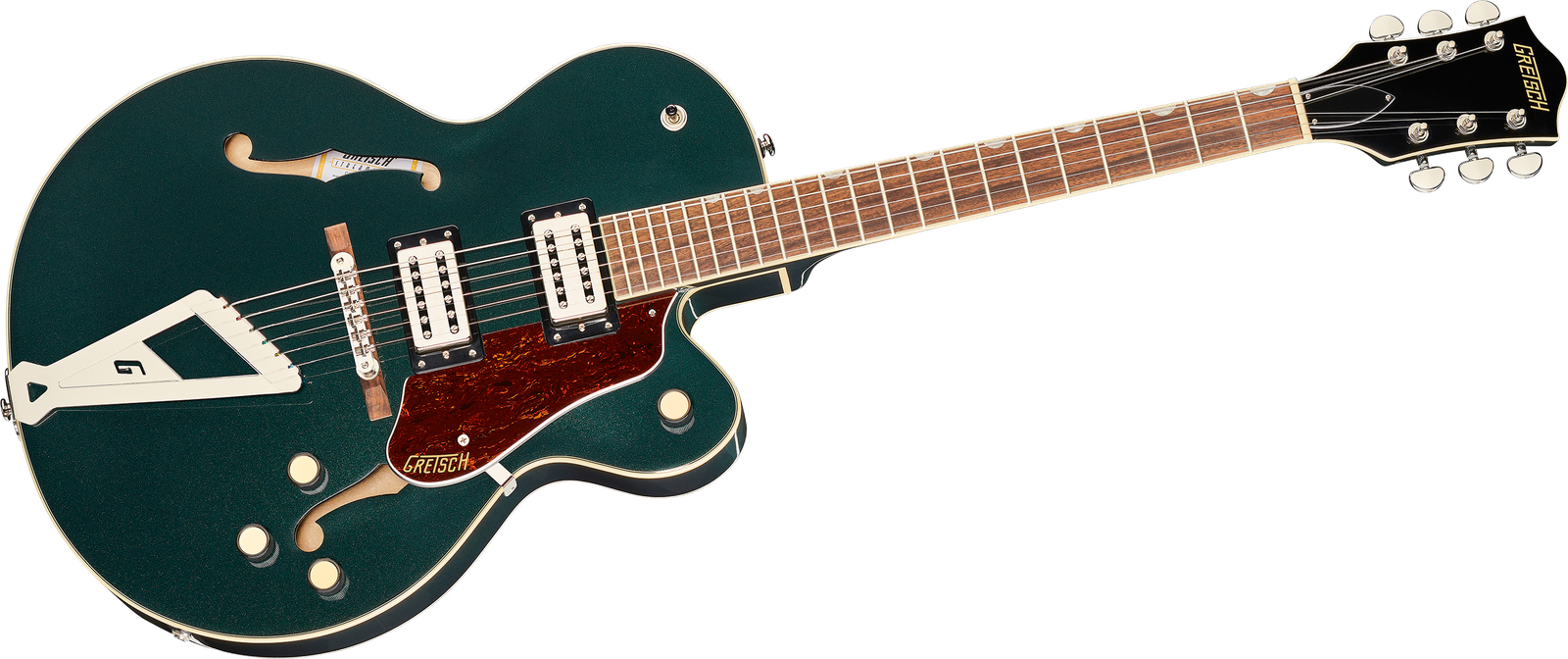 Hollowbody E-Gitarre Gretsch G2420 Cadillac Green Streamliner Frontansicht