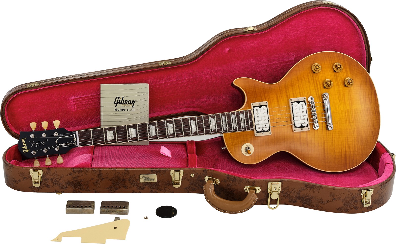  Gibson 59 Les Paul Standard HPT Amber Burst mit Koffer und Zubehör