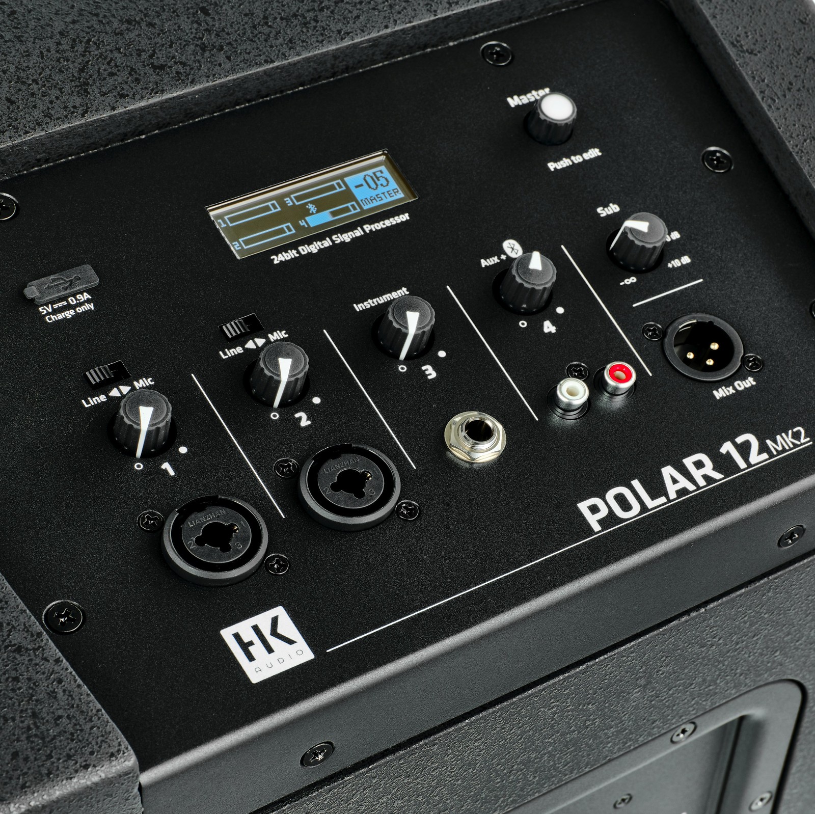 Mixer of the HK Audio Polar 12 MK2 BK