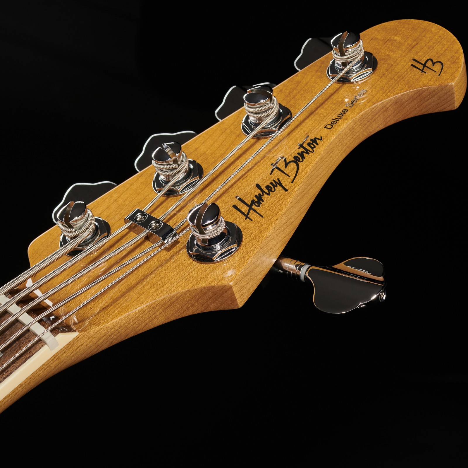 Harley Benton E-Bass Kopfplatte mit 5 Mechaniken
