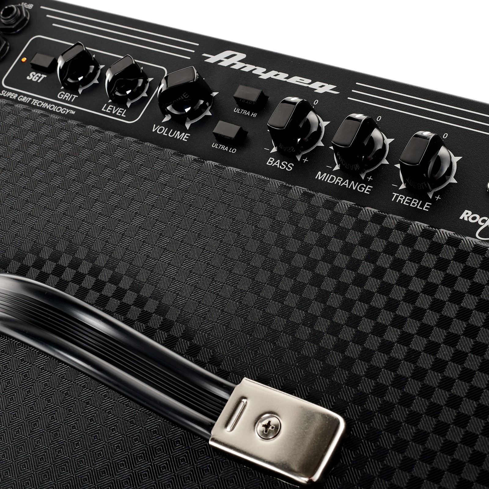 Regler auf der Oberseite des Ampeg RB-112