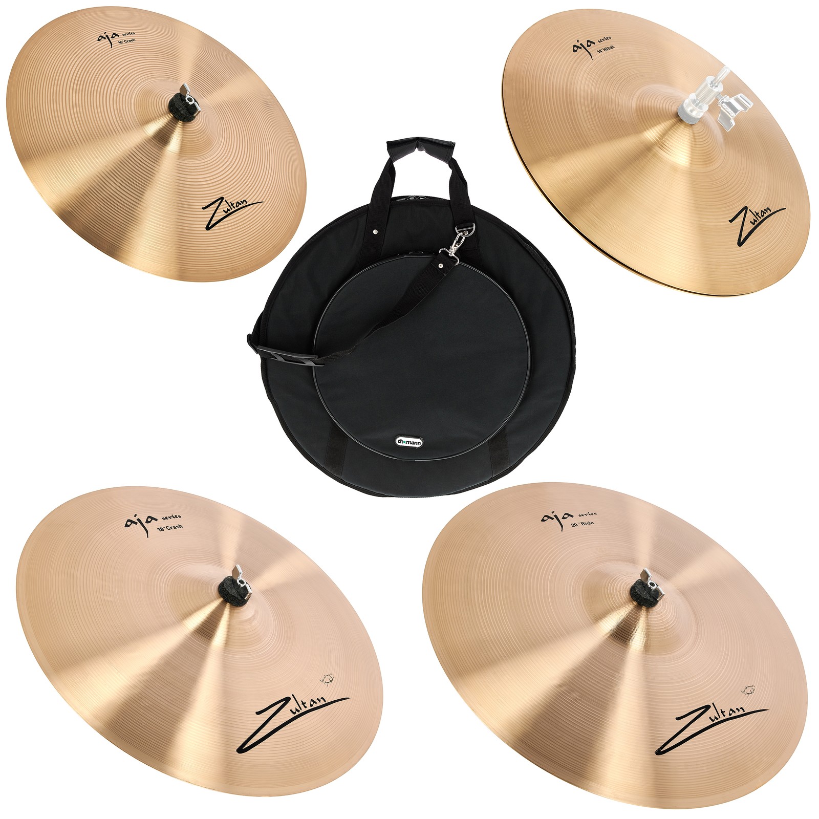 Zultan Aja Profi Bundle, full cymbal set