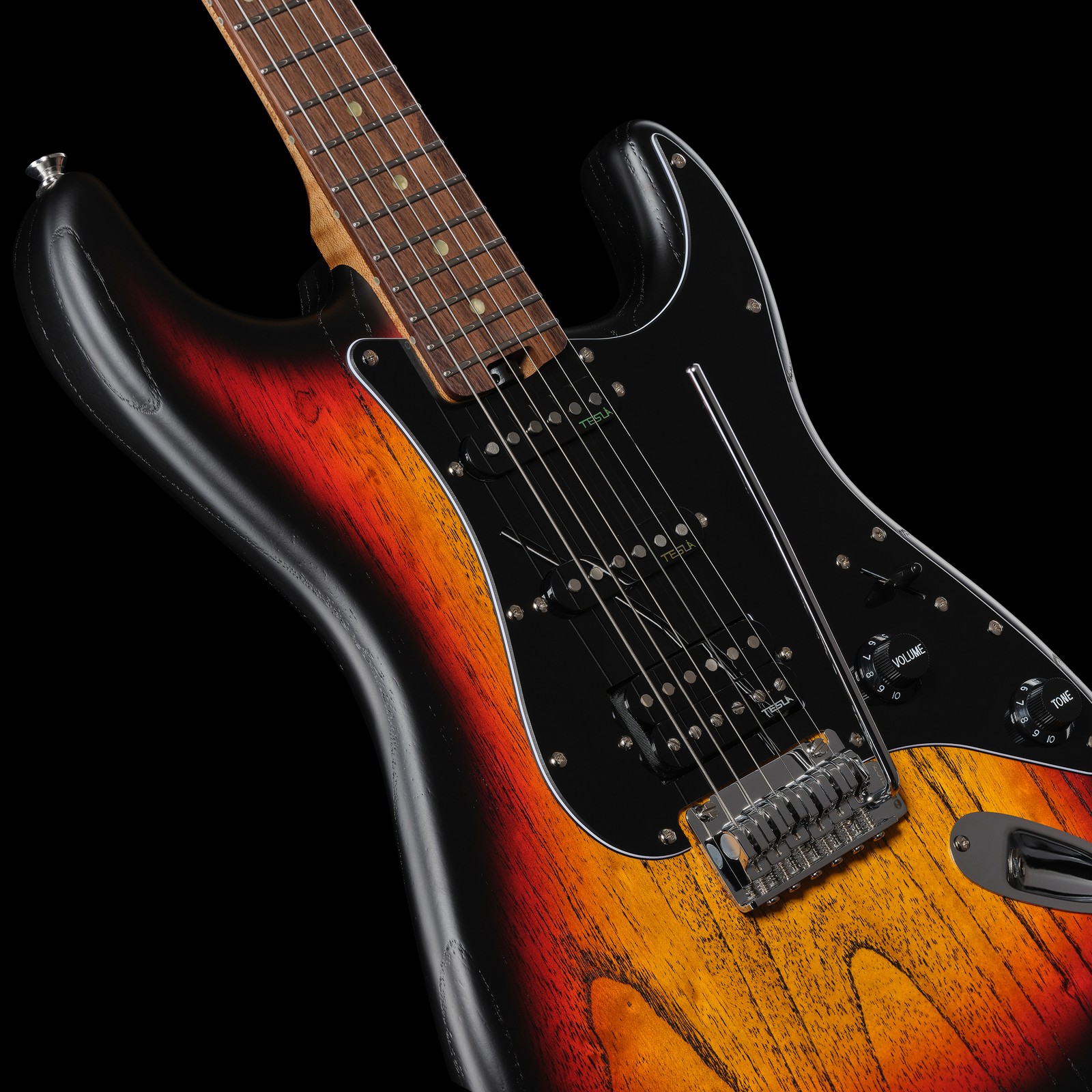 Humbucker und Singlecoils auf der Harley Benton ST-Modern Plus HSS SBBL