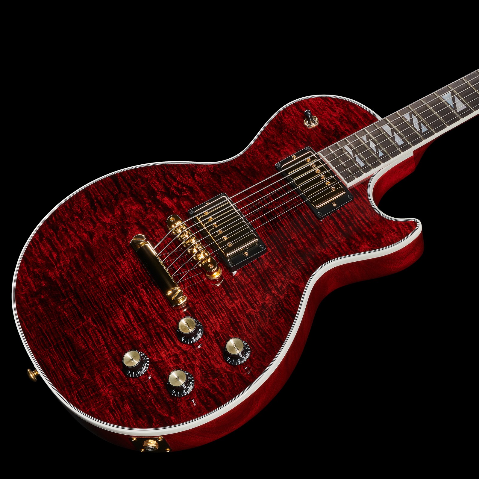 Decke der Gibson Les Paul Supreme Wine Red E-Gitarre