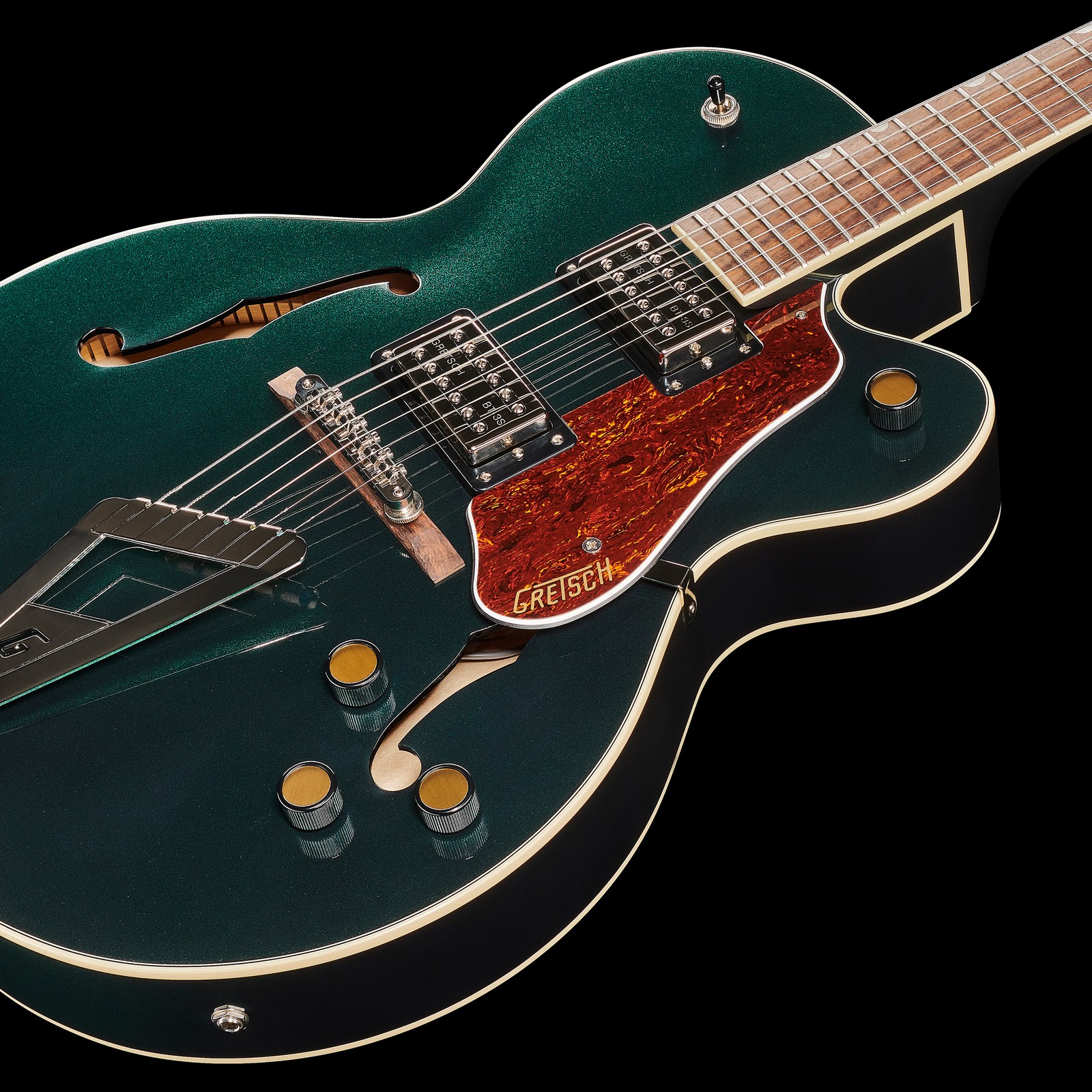 Akustischer Korpus mit F-Löchern der Gretsch G2420 CG Streamliner