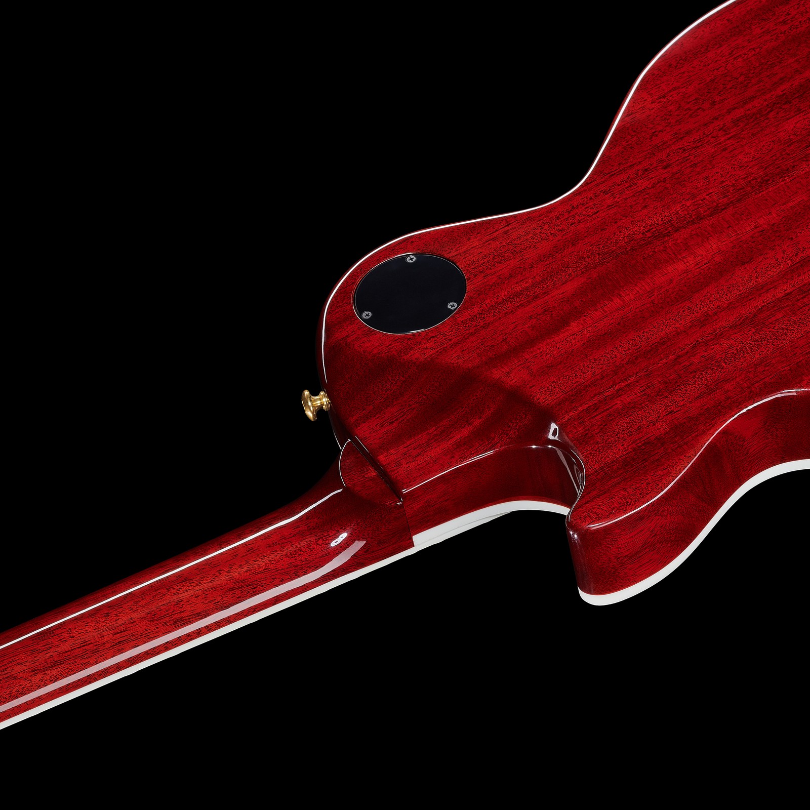 Halsübergang der Gibson Les Paul Supreme Wine Red E-Gitarre