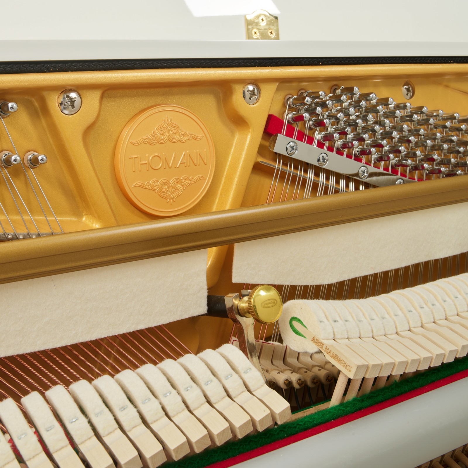 Thomann UP 123 WH/P Piano Abel Hammerköpfe