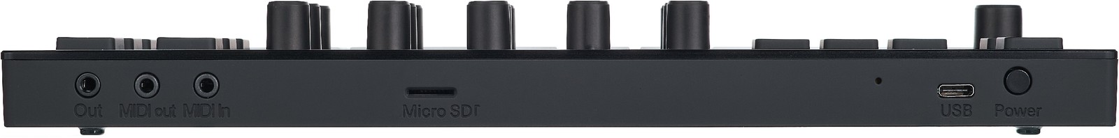 Polyend Synth, rear view with sockets