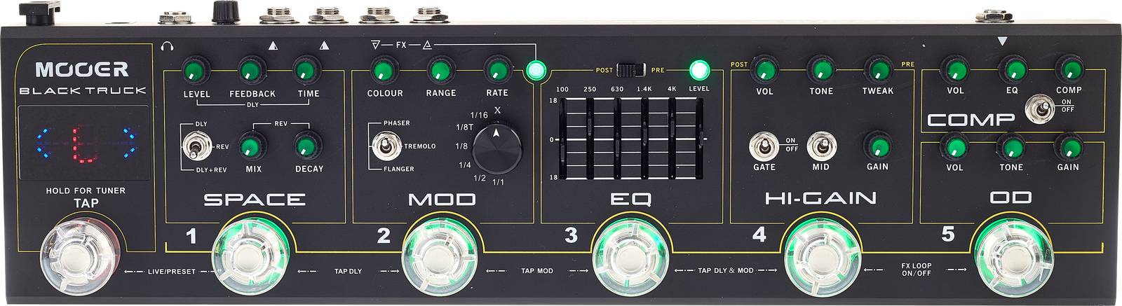 Mooer Black Truck Multi-Effects Unit – United States