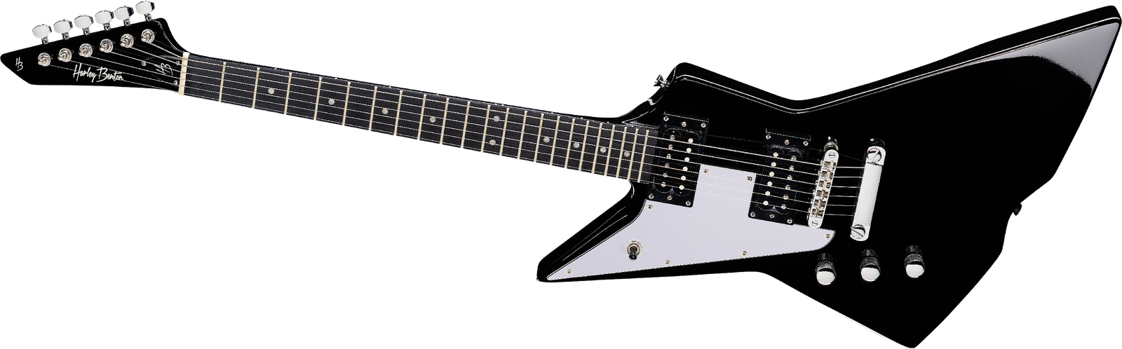 Metal Gitarre Harley Benton Extreme-76LH BK Classic Serie 