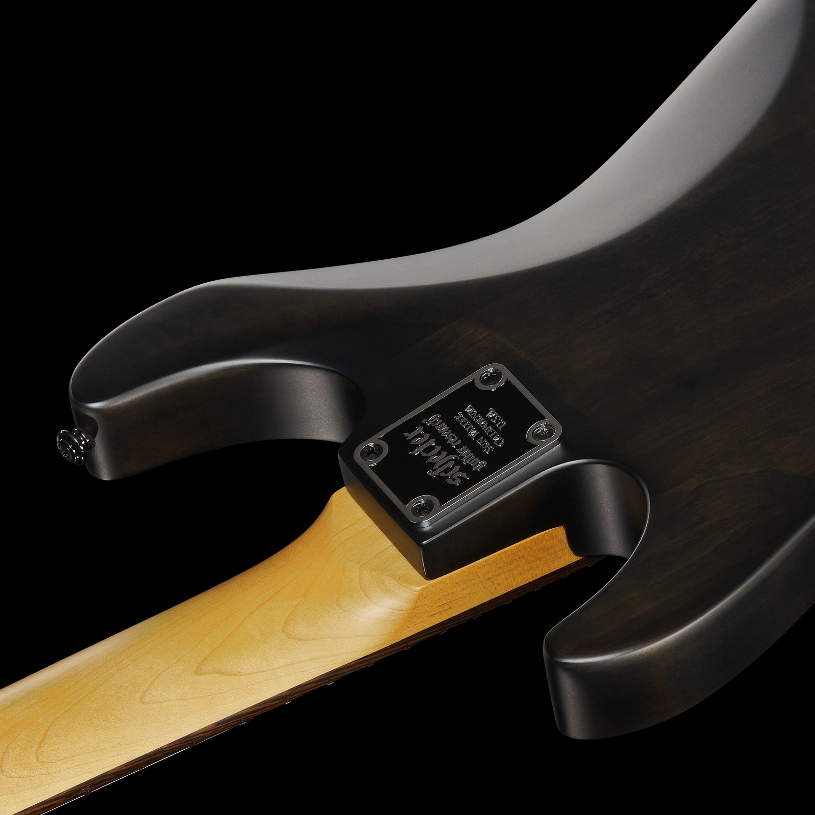 Schecter 70th Anniversary Demon-7 ASB Halsübergang