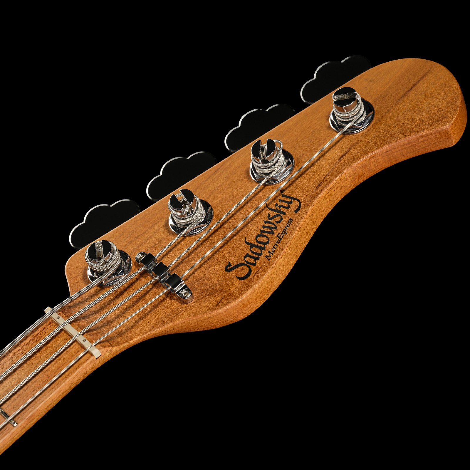 Headstock, Sadowsky MetroExpress 24 Modern 4 Morado Ocean Blue, bass guitar