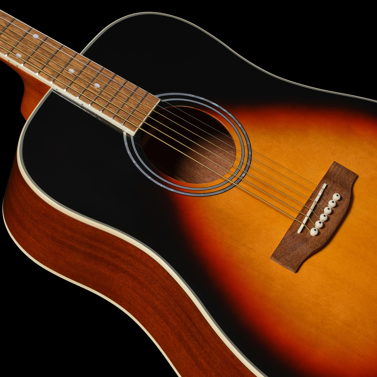 Fichtendecke der Harley Benton D-120VS