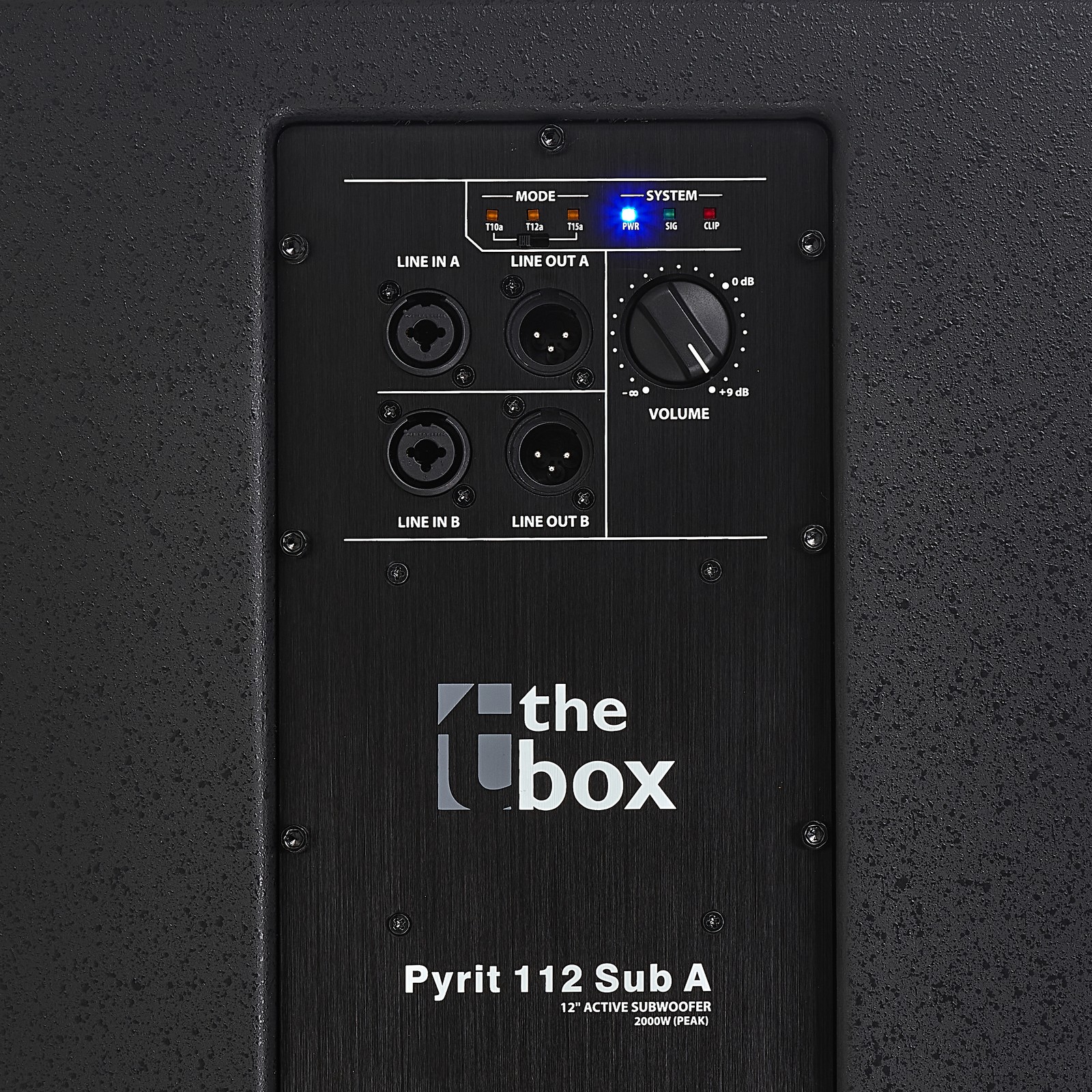 the box Pyrit 112 Sub A Aktiver High Power Subwoofer