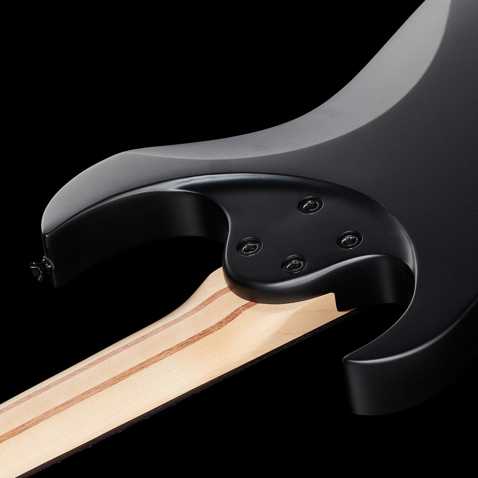 Korpusrückansicht der 7-Saiter Harley Benton MultiScale-7 BBB E-Gitarre