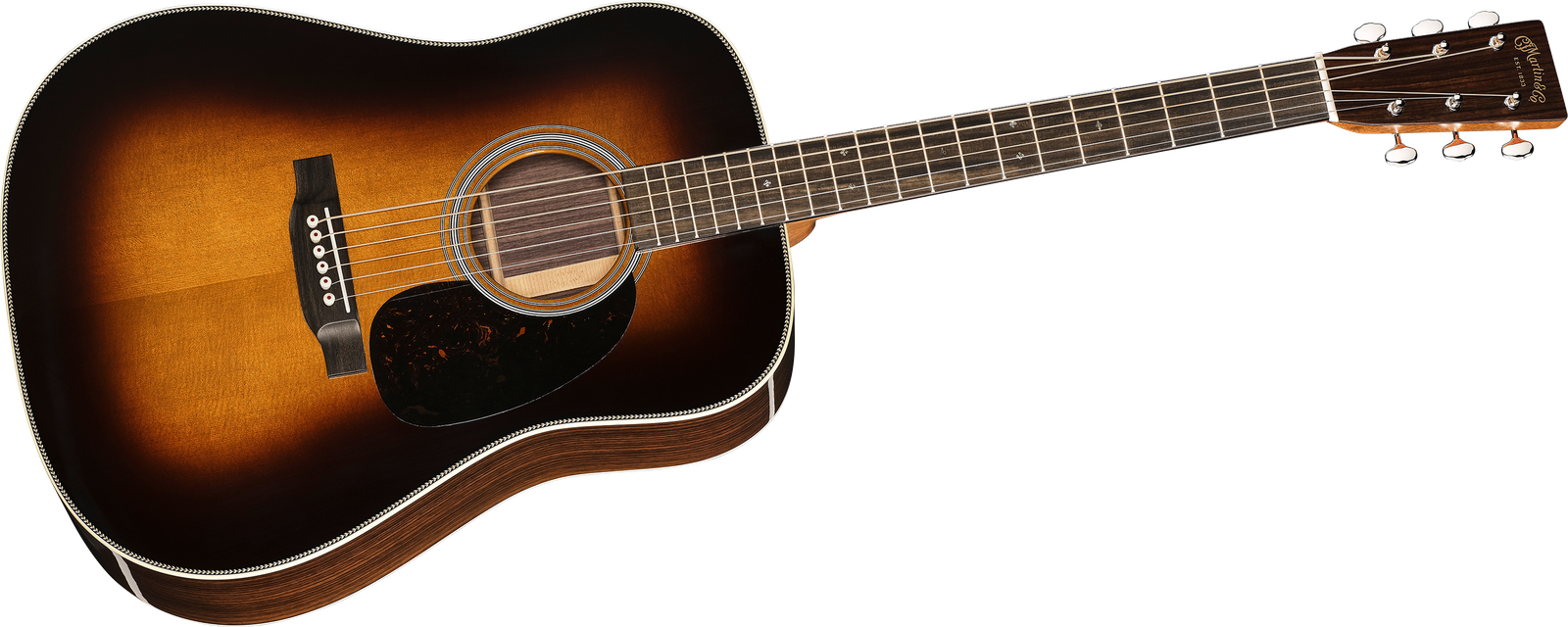 Martin Guitar HD28 Sunburst Westerngitarre