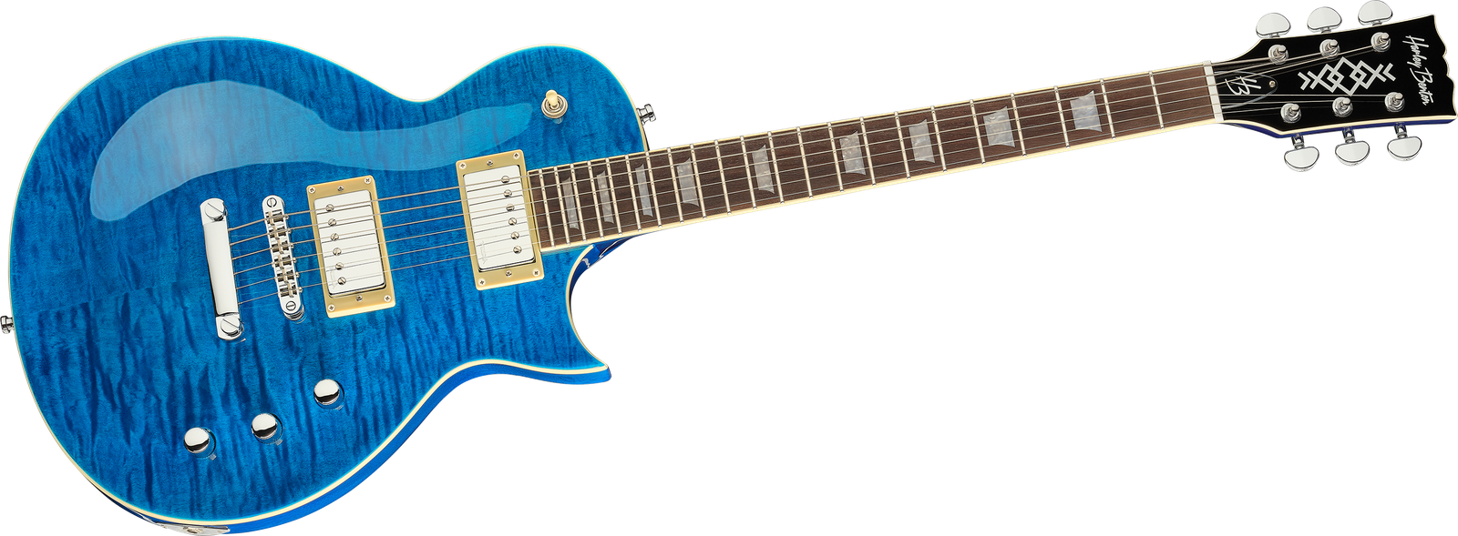 Harley Benton SC-Custom III Ocean Flame Komplettansicht