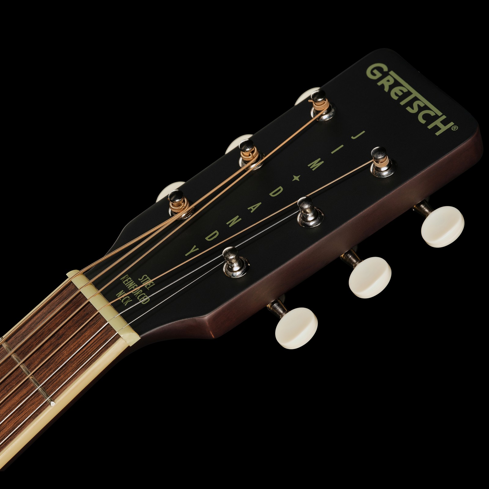 Kopfplatte der Gretsch JD Concert WPG RXB Westerngitarre