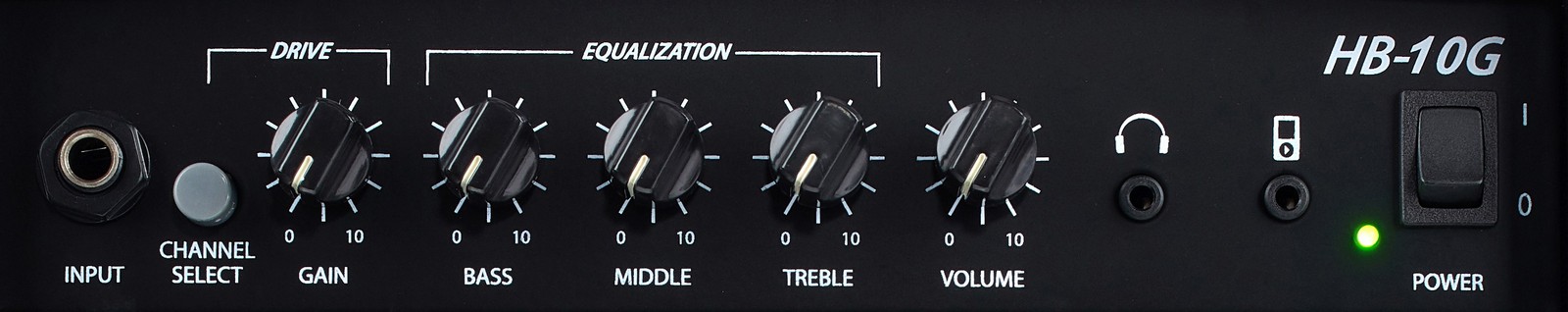 Détail du Harley Benton HB-10G Combo guitare compact