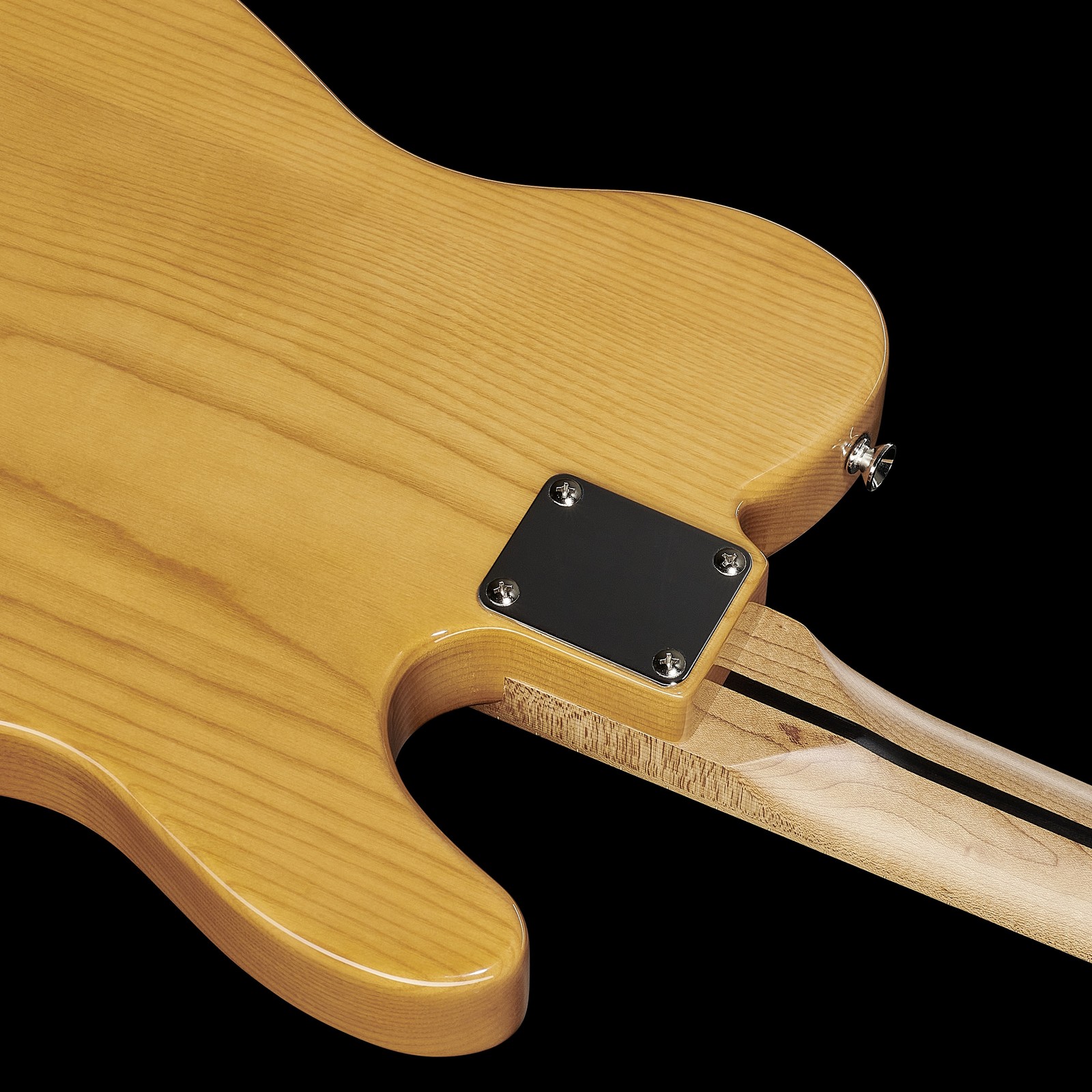 Manche Vintage vissé en érable canadien caramélisé avec bande en Roseacer