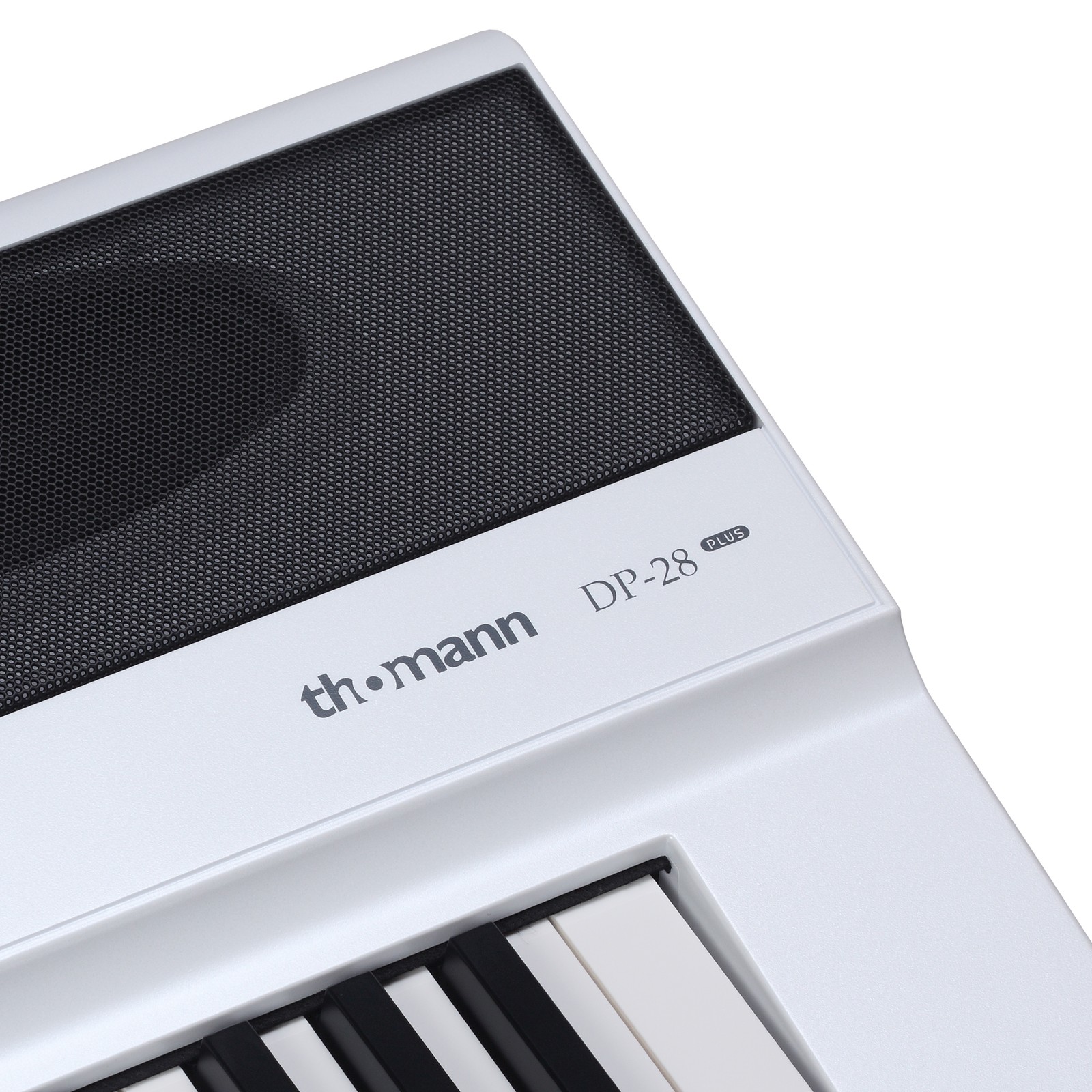 Detailansicht des Thomann DP-28 Plus Digital Pianos in Weiß