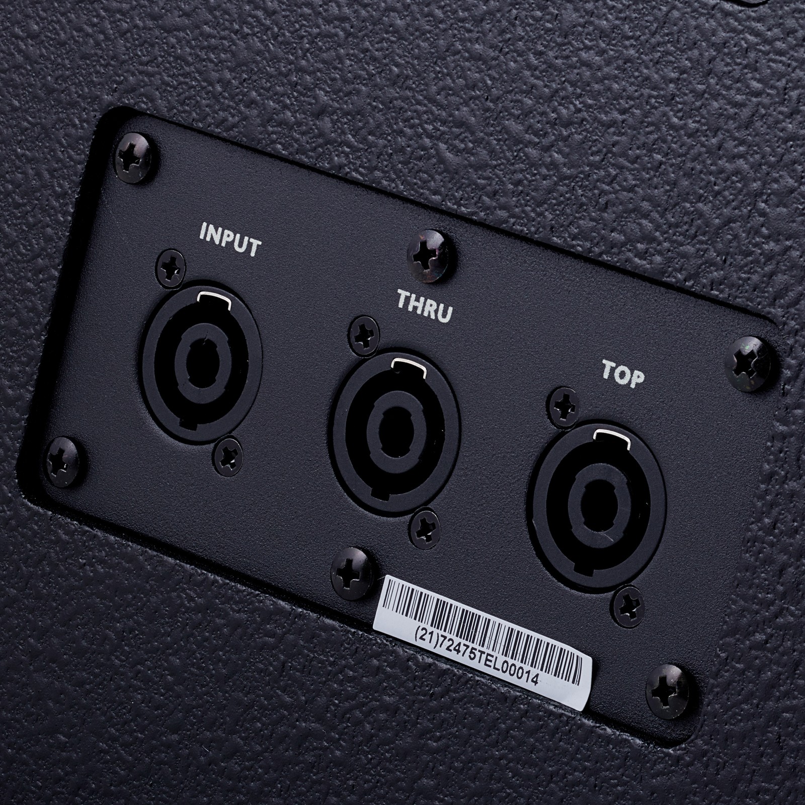 Anschlüsse des the box pro Achat 108 Sub