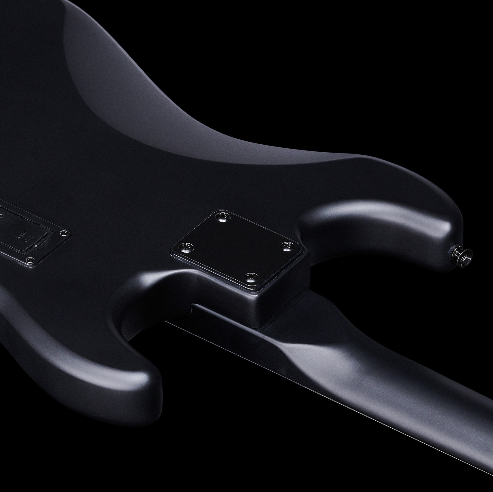 Harley Benton ST-20HH Active LH SBK – Rückseite mit geschraubtem Hals