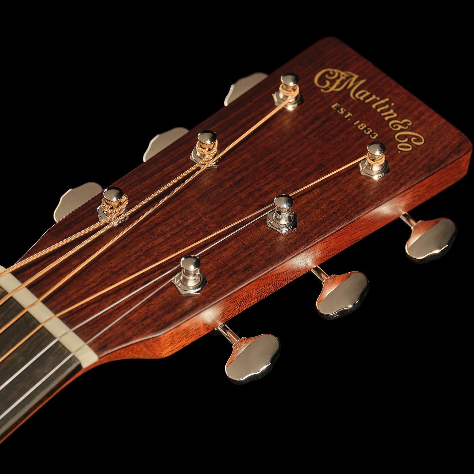 Kopfplatte der Martin Guitar D17 Westerngitarre